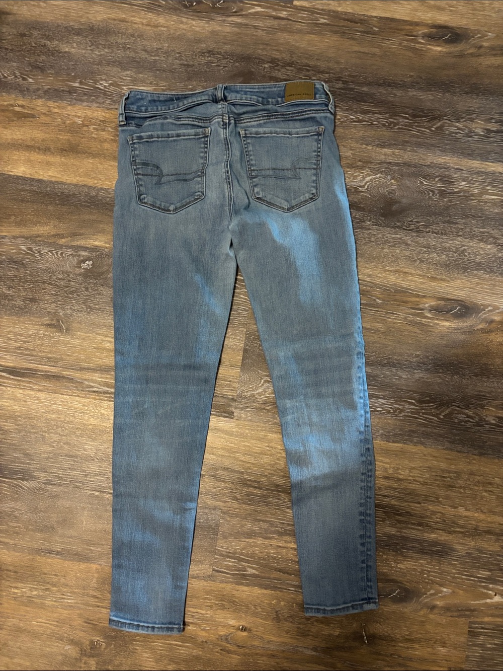 American eagle Women's Light Blue Stretch Skinny Jeans